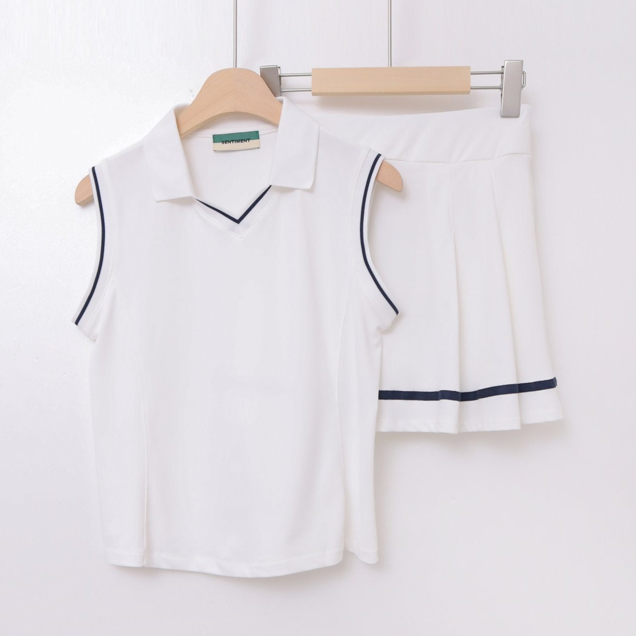 Sleeveless Tank Top and Skort (Skirt)