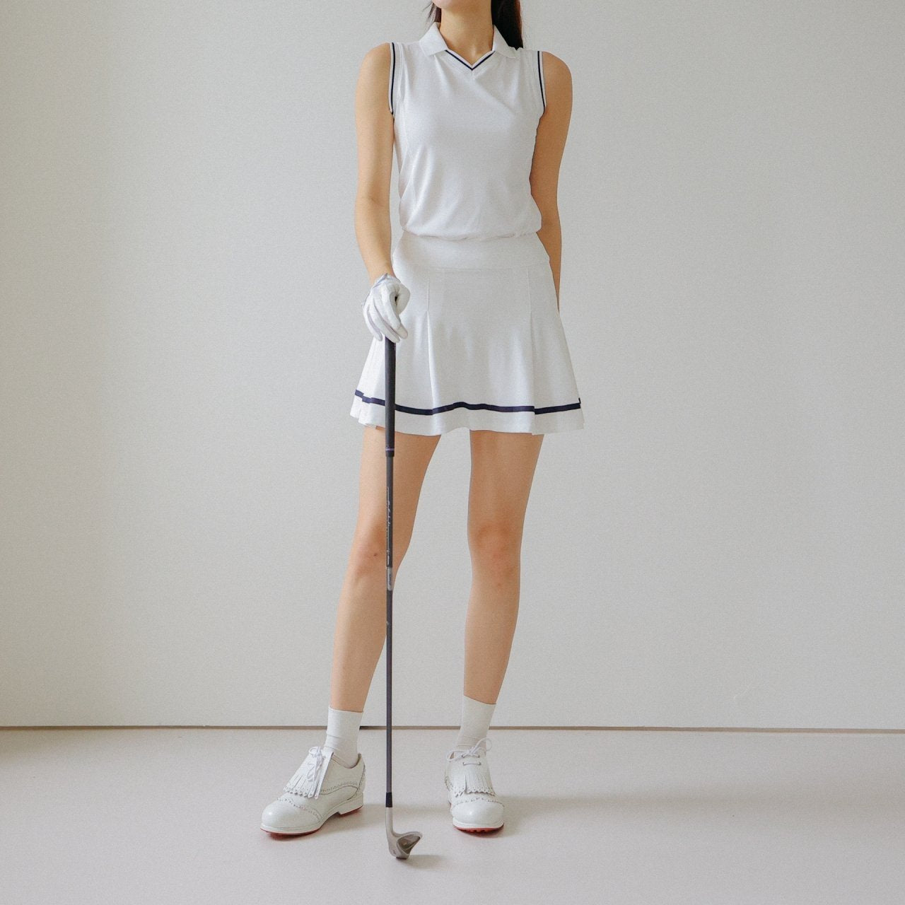 Sleeveless Tank Top and Skort (Skirt)