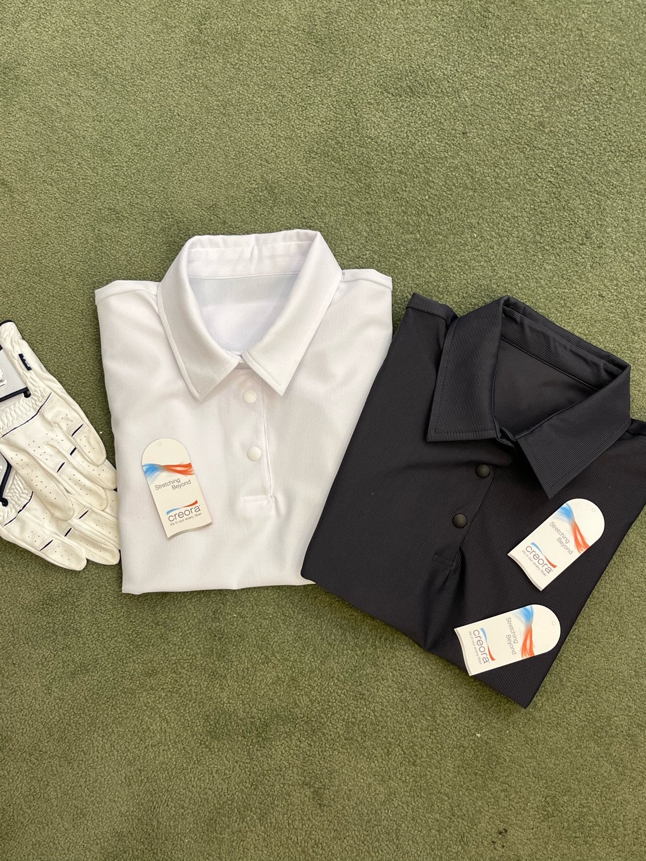 Ribbed Short Sleeve Polo Shirt