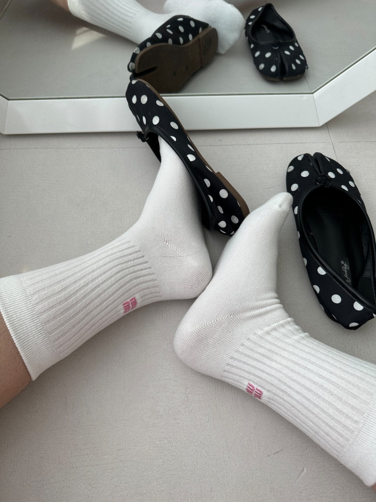 MIUMIU Style 3 Pairs Socks (Pack of 3)